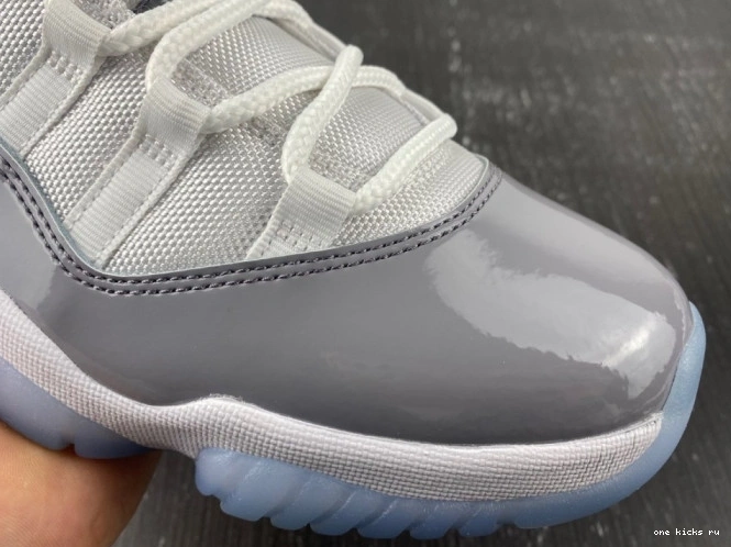 Rep Grey Low Jordan AV2187-140 11 Air Cement 0807